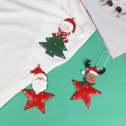 Christmas Decorations Tree Decoration Children's Room Wall Ceiling Creative Pentagram Snowflake Pendant High Quality Safety Decor