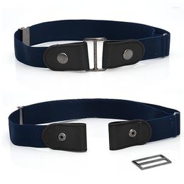 Belts Unisex Women/Men Casual Simple Belt Invisible Adjustable Elastic Stretchy Band Lazy