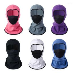 Bandanas Warm Riding Mask Plus Velvet Breathable Windproof And Cold-proof Masked Hooded
