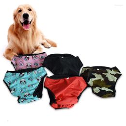 Dog Apparel Pets Diaper Sanitary Physiological Pants Washable Female Panties Shorts Underwear Briefs For Dogs