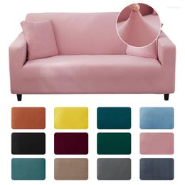 Chair Covers Black Solid Color Sofa Cover For Living Room Funda All-inclusive Polyester Modern Elastic Corner Couch Slipcover 45009