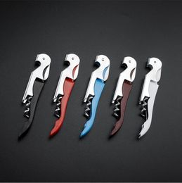 Pocket Openers Bar tool Metal Cork Screw Corkscrew Multi-Function Red Wine bottle Opener RRE14857