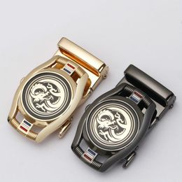 Belts Men's Business Alloy Automatic Buckle Unique Men Plaque Belt Buckles For 3.5cm Ratchet Apparel Accessories G1586