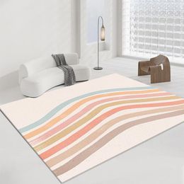 Carpets Japanese Style Fresh Plush Rug Light Luxury Bedroom Decor Carpet Large Area Living Room Rugs Home Simple Study Cloakroom