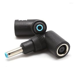 Computer Cables 2pcs Right Angle Connector 7.4 5.0mm To 4.5 3.0mm DC Power Charger For Blue Tips Copper Core Laptop Adapter