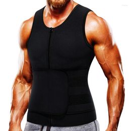 Men's Body Shapers Men's Men Weight Loss Jacket Sports Top Slimming Waist Trainer Corset Workout Thermal Shirts Shapewear Neoprene