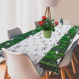 Table Cloth Modern Soccer Football Game Plastic Disposable Printed Cover Sports Tablecloth Home Wedding Party Decoration