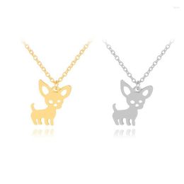 Dog Apparel Design Chihuahua Cute Metal Gold Silver Tag Disc Disc Pet ID Enamel Accessories Collar Necklace Pendant