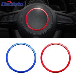 Interior Accessories Car Styling Steering Wheel Ring Stickers Decals For CX5 CX-5 CX3 CX-3 Axela Auto Individual Decoration