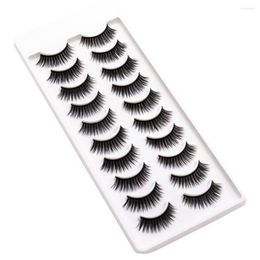 False Eyelashes 5 Pairs Real Fake Mink 3D Natural Lashes Soft Eyelash Extension Makeup Kit Cilios