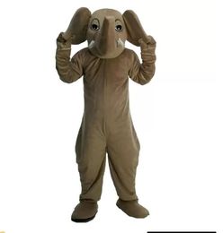 Professional Elephant Mascot Costume Adult Cartoon Character Outfit Suit Group Photo Big Party