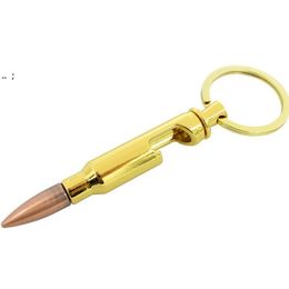 Bullet Bottle Openers Zinc Alloy Key Ring Pendant Beer Opener Keychains Bar Gadget Metal Kitchen Tools by sea GCB16273