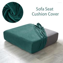 Chair Covers Velvet Sofa Cushion Cover For Living Room Elastic Soft Solid Colour Furniture Protector Stretch Decor Couch 11 Sizes