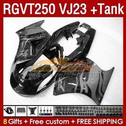 Fairings & Tank OEM For SUZUKI RGVT RGV 250CC 250 CC 1997-1998 Bodys 161No.184 RGV250 VJ23 SAPC RGVT250 RGV-250 97 98 RGVT-250 RGV-250CC 1997 1998 ABS Fairing grey flames