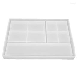 Nail Gel Storage Box Silicone Mould Simple Operation DIY Soft Easy To Demold For Making Resin Moulds