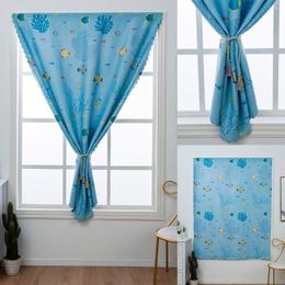 Curtain Modern Shower Punching Drapes Curtains Room For Shading Door No Window Bedroom Panel Liner 36