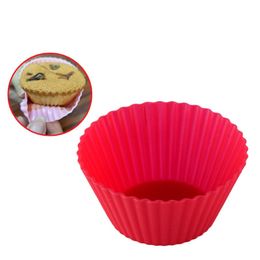 Round Shape Silicone Muffin Cupcake Baking Moulds Case Cupcake Maker Mold