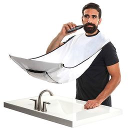 110x70CM Shaving Apron Household Bib Trimmer Facial Hair Cape With Transparent Suction Cup