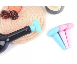 Bar Tools Silicone Wine Stoppers Leak Free Wine Beer Bottle Cork Stopper Plug Sealer Cap GCB16255