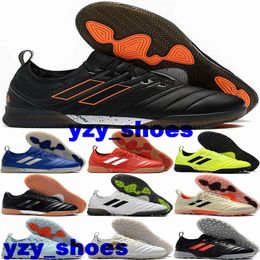 Men Football Boots Soccer Shoes Size 12 Soccer Cleats Copa 20 IC IN Indoor Turf Us12 Women botas de futbol Eur 46 Us 12 Copa 20 TF Sneakers Designer Black 6227 High Quality