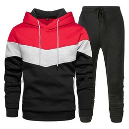 Men's Tracksuits Suits Europe and The United States Autumn Winter Pullover Hooded Sweater Casual Trend Loose Sports Couple Wear G221011