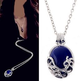 Pendant Necklaces The Vampire Diaries Necklace Vintage Katherine Pendant Fashion Movie Jewellery Cosplay for Women Wholesale L221011