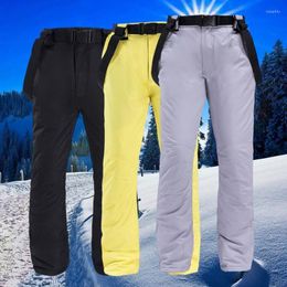 Skiing Pants Ski Men And Women Outdoor High Quality Windproof Winter Waterproof Warm Snowboard Couple Trousers Brand Y2p4