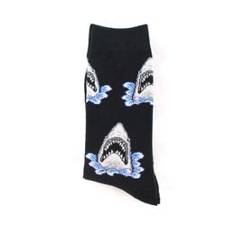 Men's Socks New Unisex Funny Dinosaur Cat Dog Deer Skull Frog Fish Owl Ocean Waves Pug Monkey Astronaut Men Women Socks Dropship d5