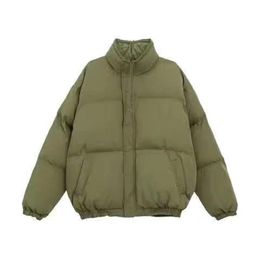 Jaqueta de jaqueta do inverno masculino de casaco de pão colar colarinho preto parka capuz de moda moda à prova d'água