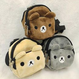 Dog Car Seat Covers Cartoon Pet Self Backpack Adjustable Teddy Harness Outdoor Snack Bag Travel Multi-pocket Carrier