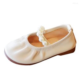 Flat Shoes COZULMA 2022 Spring Children Soft Leather Baby Girls Diamond Mary Jane Infant Toddler Student Casual 21-36
