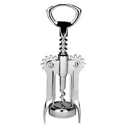 Wine beer bottle openers Stainless steel metal strong Pressure wing Corkscrew grape opener Kitchen Dining Bar RRB16251