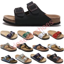 2023 Slipper Flip Flops Strand Sandalen Casual Slides Schuhe Flache Hausschuhe Trainer Neue Sommer Kork Frauen Mischfarbe Mode Luxus Designer Eur 35-46