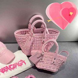 Designer bags Tote Customized Small for Women 2024 New Xia Bai with Msenger Basket Bag Portable Woven Mini Factory direct sale