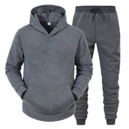 Personalidade de fitness masculino de fitness masculino conjunto de duas peças de ginástica de ginástica calça de inverno e ata esportivo de roupas esportivas de traje de outono G221011