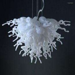 Pendant Lamps Contemporary Custom Made Hand Blown Modern Murano Glass Chandelier Tulip Lamp