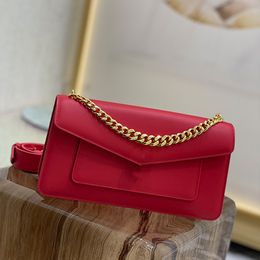 Party EAST-WEST MAXI chain shoulder bag Snakehead Jewellery Calfskin bag cover designer Real leather red handbags Fashion women's tote hobo bags bul