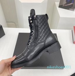 2022 boot low heel Martin booties brands shoe factory footwear size with box