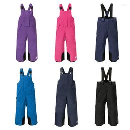 Skiing Pants 2022 Winter Outdoor Children's Waterproof Ski Snow Boys And Girls Sling Windproof Warm