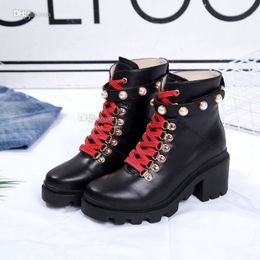 Winter Designer Women Ankle Boots Fashion GGity High Heels Booties Sexy Red Heels Cowboy Boot Luxury Leather sadx