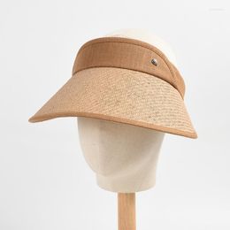 Wide Brim Hats Summer Large Empty Top Hat Ribbon Bow Women Sun Floppy Beach Foldable Straw Casual Panama Outdoor Harajuku CapWide