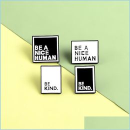 Pins Brooches Brooch Enamel Square Lapel Pin Teen Men Women Announcement Jewelry Christmas Gift 76 T2 Drop Delivery 2022 Dhfz0