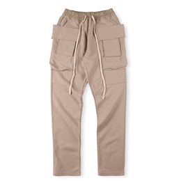 High Street Cargo Pants Slim Fit Big Pocket Men Women Unisex Pant Hip HopTrousers