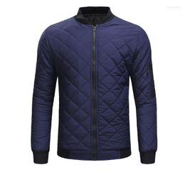 Men's Jackets Style Jacket Designs Slim Fit Pilot Bomber Casual Plaid Cotton Clothing Mens Zipper Men And Coat M-XXL