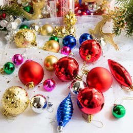 Party Decoration 30Pcs Christmas Tree Ornaments Ball Balls Xmas Hanging Pendants Home Decor 2023 Year Gift Noel Navidad