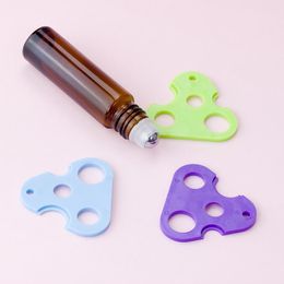 Essential Oil Bottle Opener Key Tool Remover For Roller Balls and Caps Glass Bottles Roller Bottle Tool Colorful Plastic Opener RRE14919