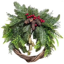 Christmas Decorations Dead Branches Vine Ring Pendant Cane Garland Door Hanger Wreath Adornos De Navidad