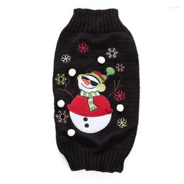 Dog Apparel Christmas Snowman Winter Warm Chihuahua Pet Cat Clothes Costume Clothing Sweater Jumper For Small Large Dogs Animals