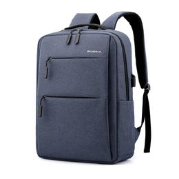 Backpack Men Nylon Large Capacity Three Zipper Multifunctional Waterproof Business Laptop Bags