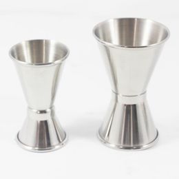 Measuring Cup Cocktail Liquor Bar Measuring Cups Stainless Steel Jigger Bartender Drink Mixer RRB16275